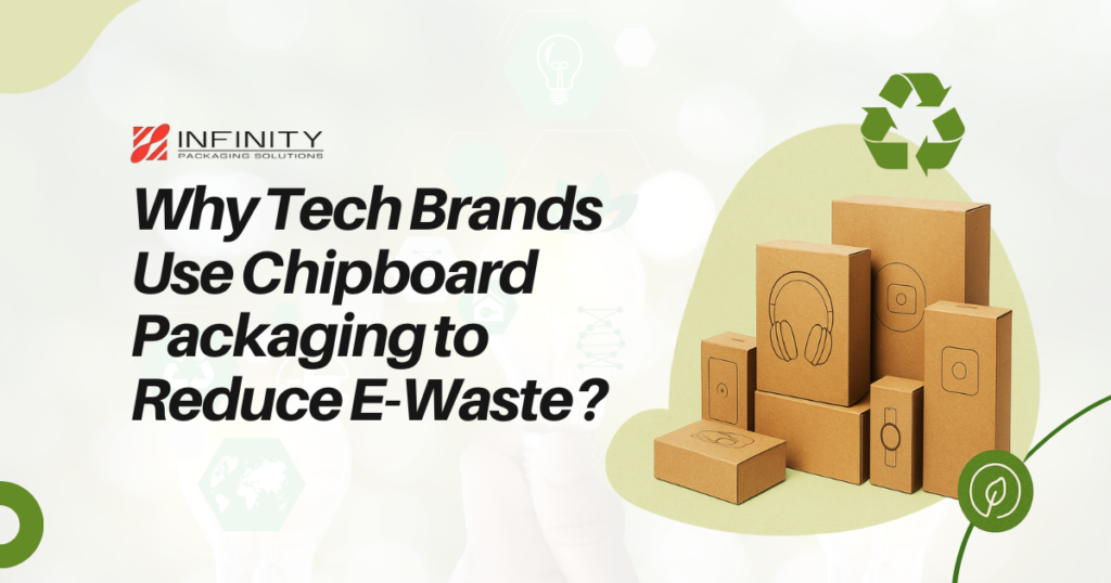 Why Tech Brands Use Chipboard Packaging to Reduce E-Waste?